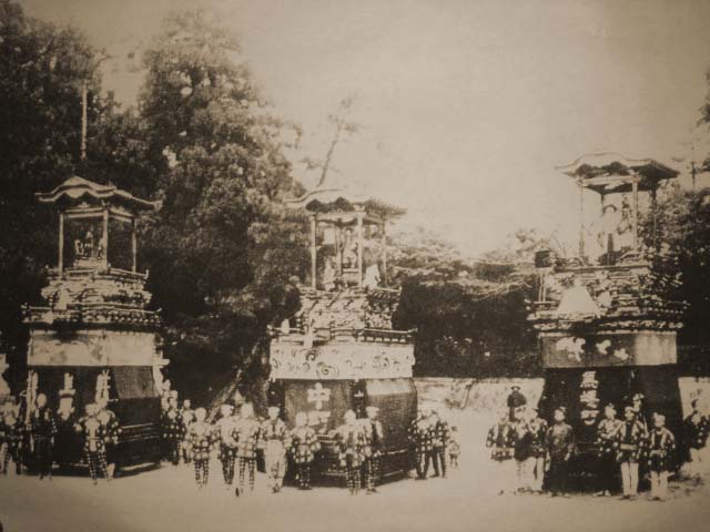 大正時代の秋祭り